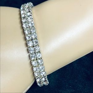 Tennis bracelet zirconia 2 inches stretches